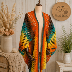 Sunset Meadow Crochet Cardigan