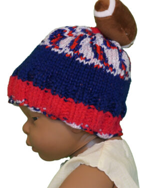 Alternative view of Sporty Bub Football Beanie