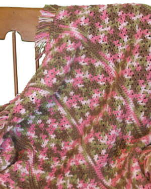 Rosewood Crochet Keepsake Throw