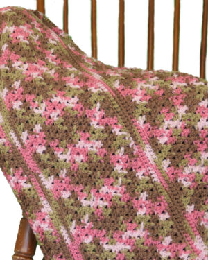 Alternative view of Rosewood Crochet Keepsake Throw