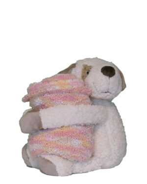 Handmade Snuggle Puppy & Blanket Gift Set