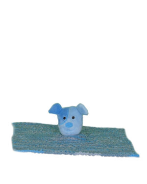 Alternative view of Blue Puppy Comfort Pal Pacifier Clip & Blankie Set