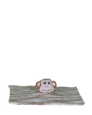 Alternative view of Snuggle Monkey Comfort Lovey Set