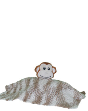 Snuggle Monkey Comfort Lovey Set
