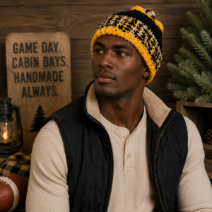 Cozy Craft Football Beanie