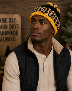 Cozy Craft Football Beanie