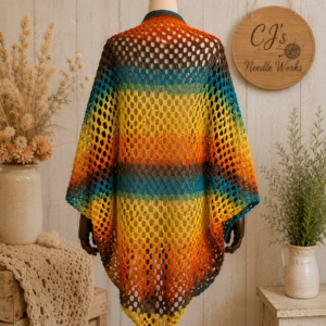 Alternative view of Sunset Meadow Crochet Cardigan