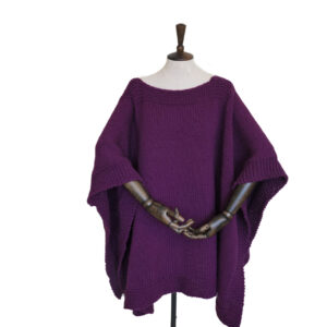 Timeless Elegance Knit Poncho