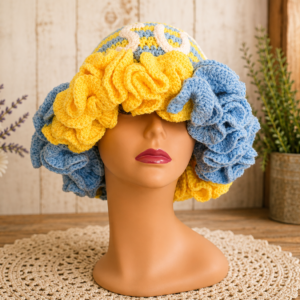 Custom Crochet Ruffle Spirit Hat