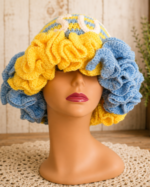Custom Crochet Ruffle Spirit Hat