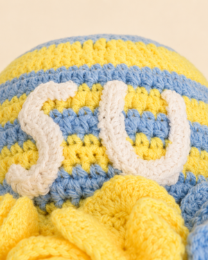 Custom Crochet Ruffle Spirit Hat - Image 8