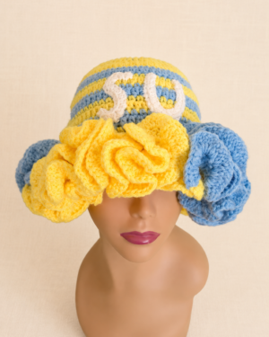 Custom Crochet Ruffle Spirit Hat - Image 7
